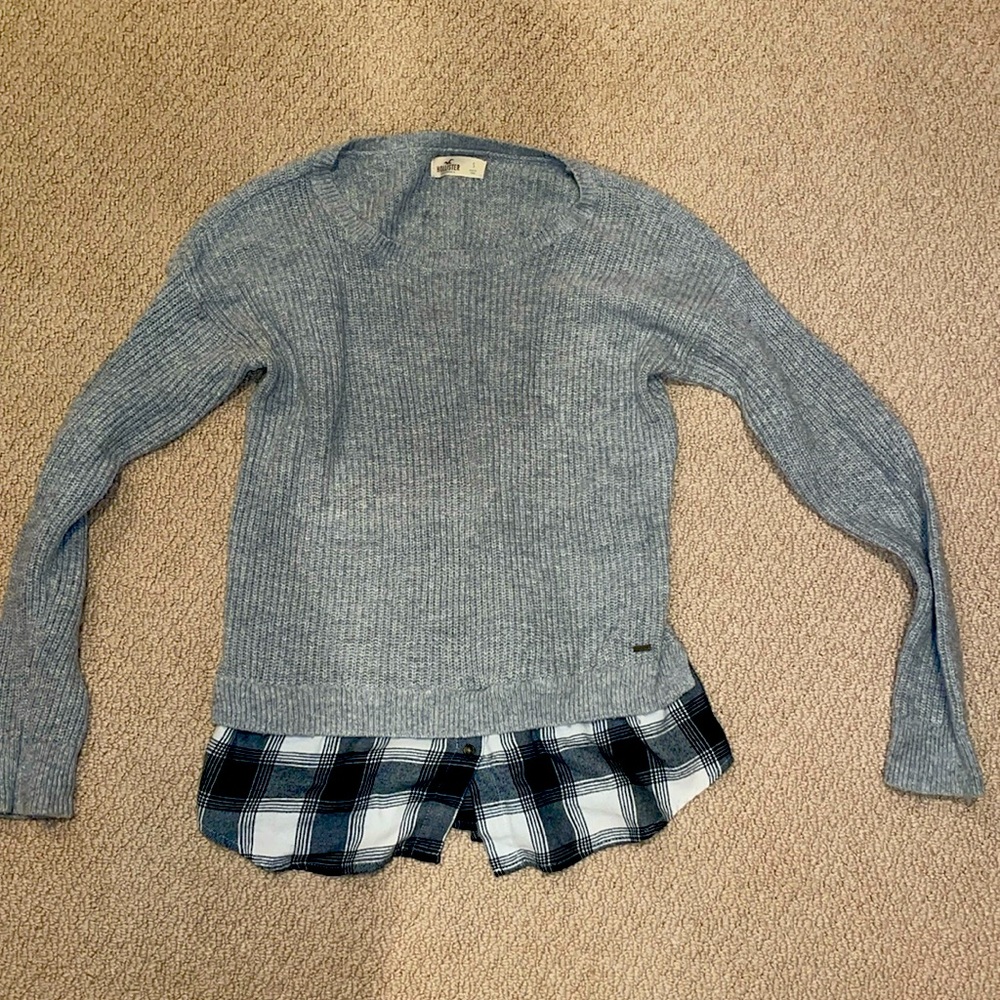 Hollister grey sweater